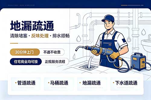 来宾地漏疏通